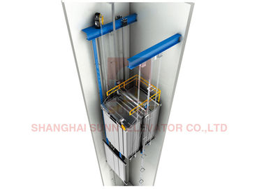 Ανελκυστήρας υψηλής ταχύτητας ανελκυστήρων αγαθών, απέναντι από τον ανελκυστήρα φορτίου πορτών με το δωμάτιο μηχανών