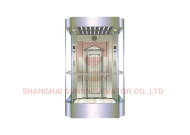 2000kg ανελκυστήρας παρατήρησης με την τετραγωνική καμπίνα γυαλιού μορφής πλήρη