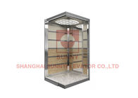Αντιβακτηριακή καμπίνα ανελκυστήρων επιβατών πατωμάτων PVC με τους 1.5mm γαλβανισμένους τοίχους