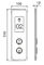 Ηλεκτρική σπόλα Lop ανελκυστήρων μερών/επιτροπή κουμπιών ανελκυστήρων καθρεφτών