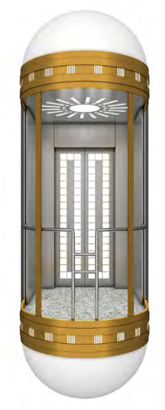 Πανοραμικός ανελκυστήρας 2 επιβατών ανελκυστήρων επίσκεψης ανελκυστήρων ανεφοδιασμού εργοστασίων