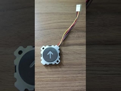 Ανταλλακτικά ανελκυστήρα Κουμπί Κλεισίματος Πόρτας Ανελκυστήρα / Στρογγυλό Κουμπί Ανελκυστήρα Braille DC 12-36V