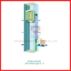 1000-5000Kg υδραυλικός ανελκυστήρας υψηλής ταχύτητας φορτίων για τις διαφορετικές μεθόδους προώθησης