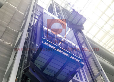 Ανελκυστήρας ανοξείδωτου φορτίων χαρακτικής 630kg καθρεφτών με το σύστημα ελέγχου ανελκυστήρων VVVF