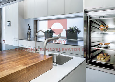 100kg ανελκυστήρας ανελκυστήρων τροφίμων Dumbwaiter κουζινών ανοξείδωτου με το ανοξείδωτο