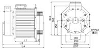 μηχανή μηχανών έλξης Gearless μερών ανελκυστήρων 380V IP41 με Sheave Ø240mm