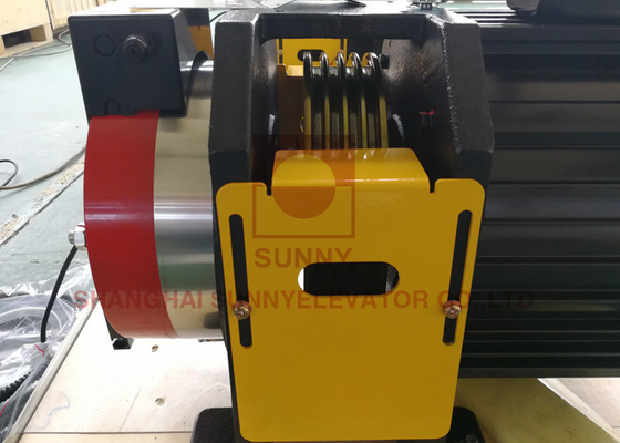 450 - 1350kg Μηχανή έλξης χωρίς κιβώτια με 2: 1 σχοινί IP41 16 πόλους και DC110v φρένο Vol