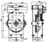Διπλής κατεύθυνσης διάμετρος Ф240mm, Ф200mm ροδών σχοινιών Roomless μηχανών κυβερνητών ανελκυστήρων