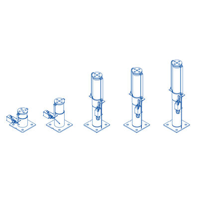 210mm Buffer Stroke Elevator Buffer Elevator Spares With GB/CE/EAC Certification