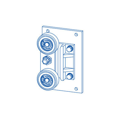 Ανταλλακτικά Ανύψωσης Παπουτσιών Οδηγού Ρόλερ για Σάκους με Πλάτος Οδηγού Ράγας 10/16mm