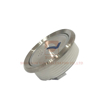 12-24 V LED κουμπί πίεσης ανελκυστήρα με πλαίσιο από ανοξείδωτο χάλυβα και Φ45x20mm Μέγεθος για πίνακες ανελκυστήρα