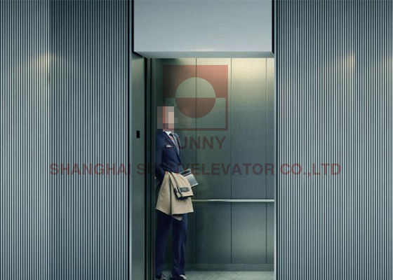 Ανελκυστήρας υψηλής ταχύτητας Roomless μηχανών επιβατών με το σύστημα καθοδήγησης χώρων στάθμευσης