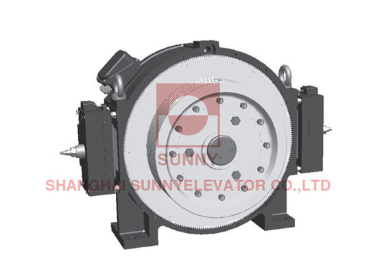 μηχανή έλξης Gearless φρένων φραγμών 2.5m/S 630kg για τα μέρη ανελκυστήρων